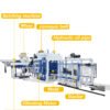 QT10-15 Hydraulic Fully Automatic Concrete Block Hollow Brick Making Machine