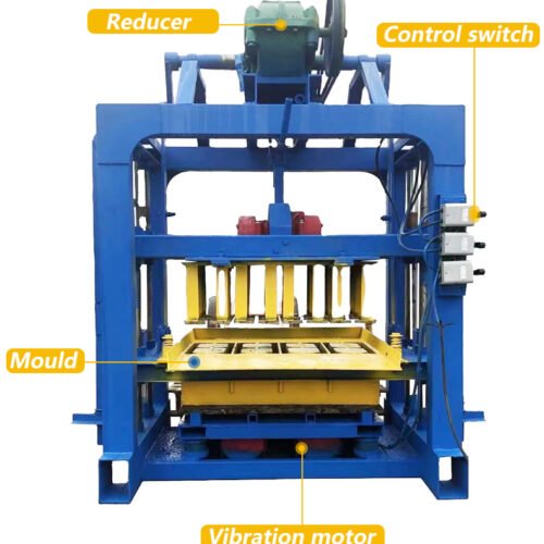 QTJ4-40 semi-automatic concrete brick/block making machine