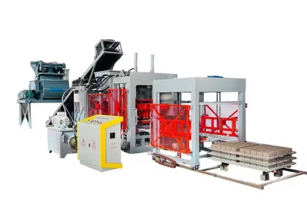 QT6-15 Fully Automatic Hydraulic Concrete Cement Block Brick Making Machinery